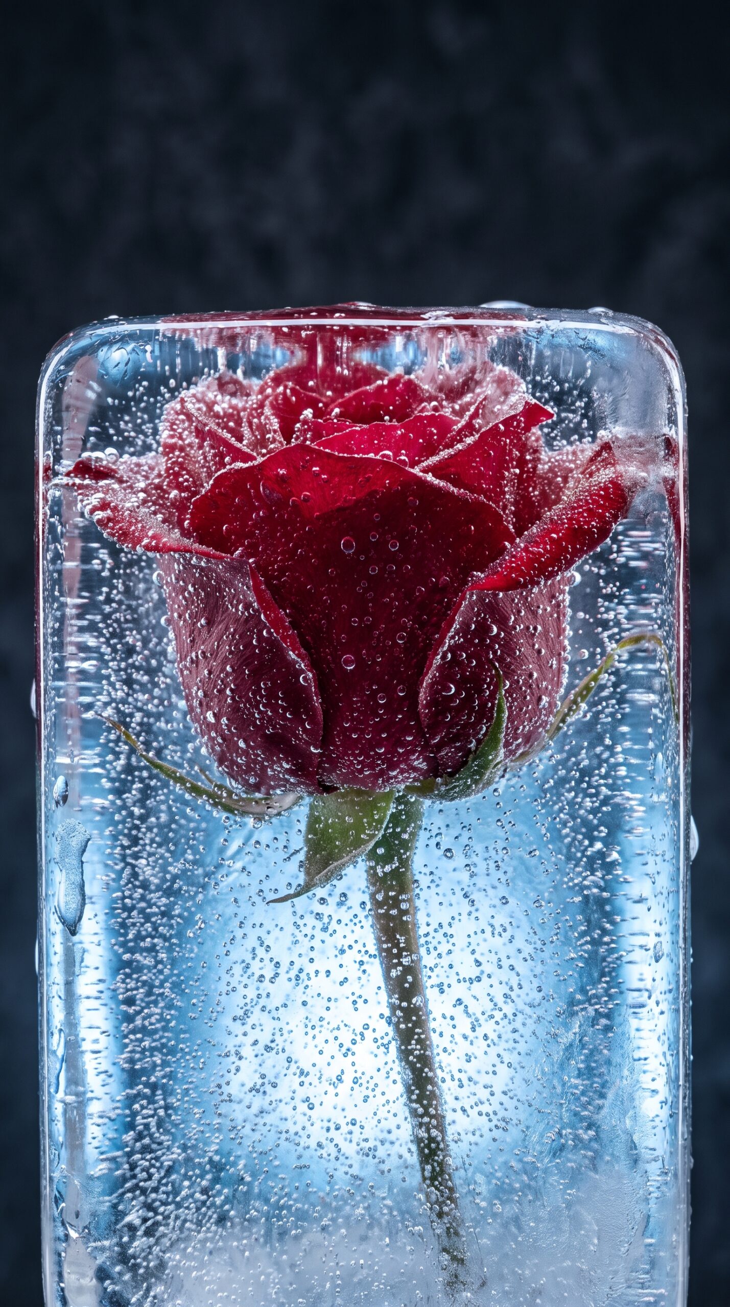 Frozen Rose Wallpaper